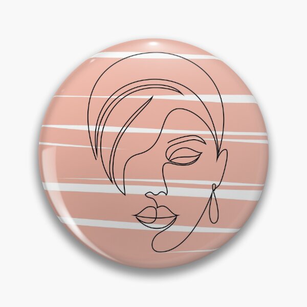 Item preview, Aesthetic Female Face One Line Art Drawing designed and sold by JooArtPrints  ★★★★★.