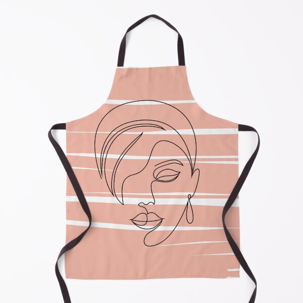 Item preview, Aesthetic Female Face One Line Art Drawing designed and sold by JooArtPrints ★★★★★.