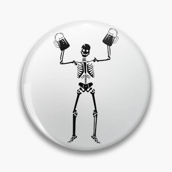 Item preview, Skeleton Holding Beer designed and sold by Dobsy.