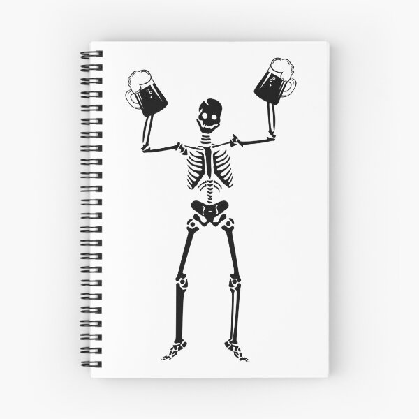 Item preview, Skeleton Holding Beer designed and sold by Dobsy.