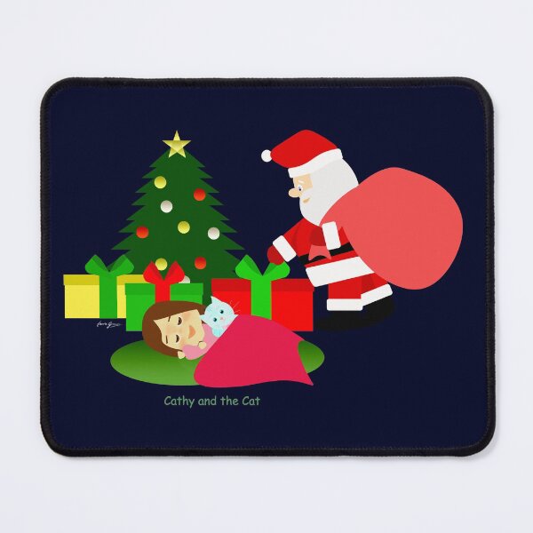 Item preview, Christmas 2 - "Cathy and the Cat" designed and sold by Laura Greco.