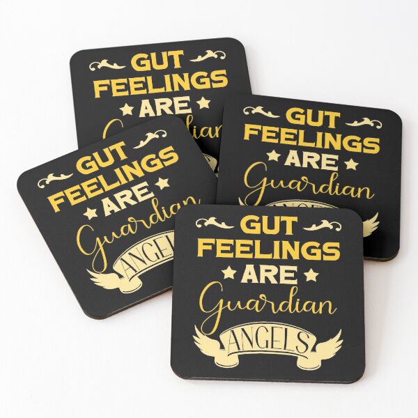Item preview, Gut feelings are guardian angels  designed and sold by 1DaisyChainLane.