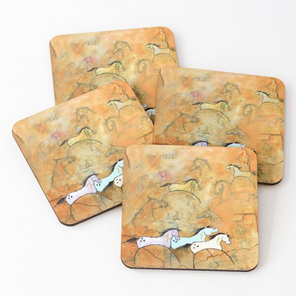 Item preview, Horses of the Plains, Southwest art designed and sold by ridgway.
