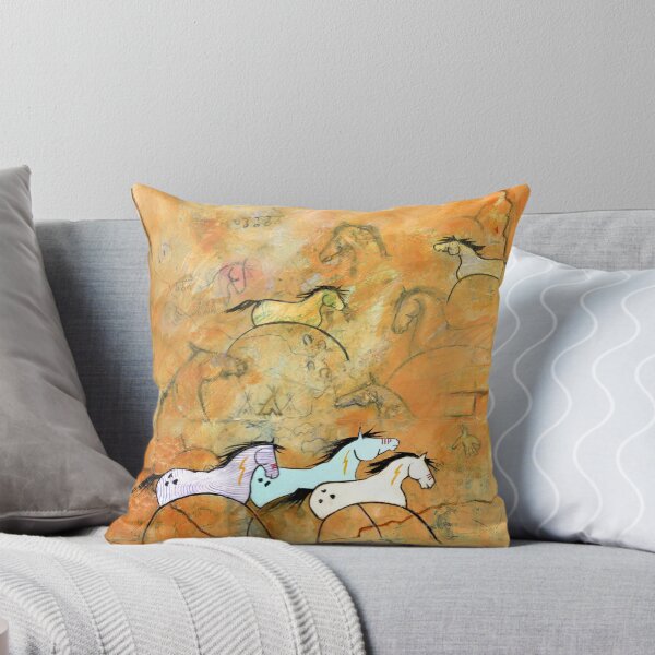 Item preview, Horses of the Plains, Southwest art designed and sold by ridgway.