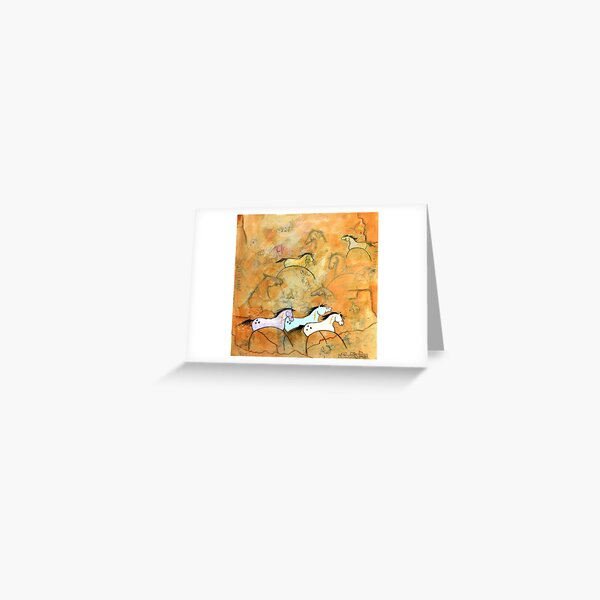 Item preview, Horses of the Plains, Southwest art designed and sold by ridgway.