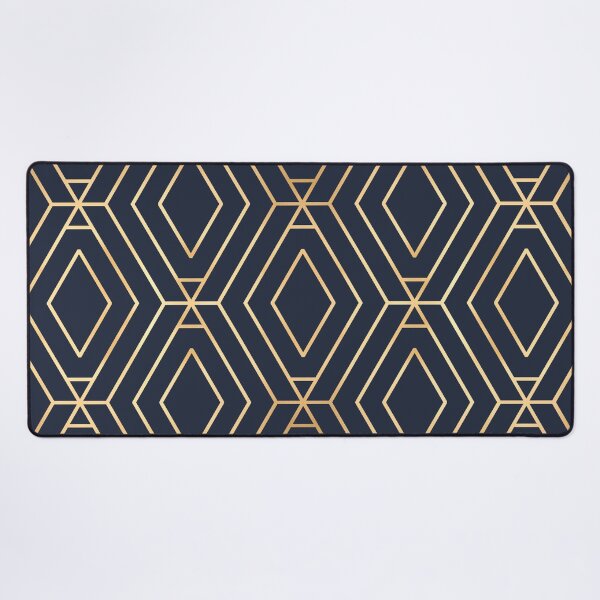 Item preview, Navy & Gold Diamond Geometric designed and sold by Blue-Banana.