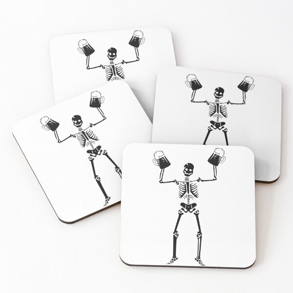 Item preview, Skeleton Holding Beer designed and sold by Dobsy.