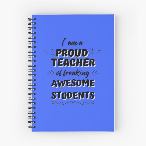 Item preview, I am a proud teacher of freaking awesome students designed and sold by DKVanOss.