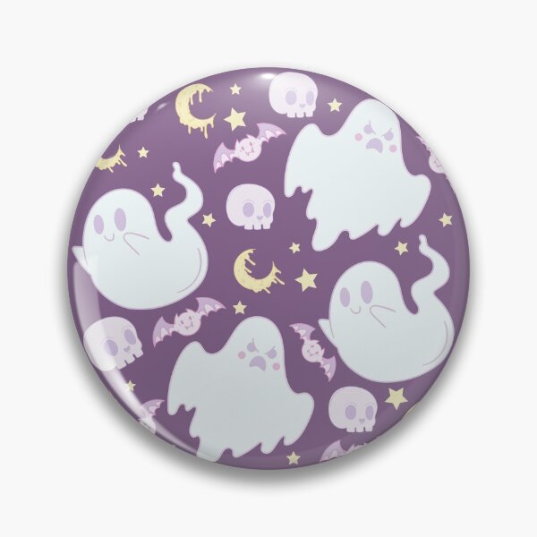 Item preview, Cute Purple Ghost Pattern designed and sold by Preslava Genova.