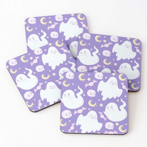 Item preview, Cute Purple Ghost Pattern designed and sold by Preslava Genova.