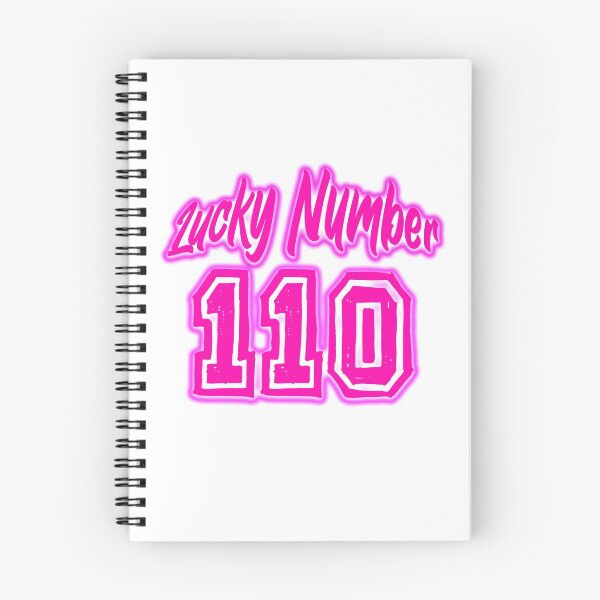 Item preview, Pink Lucky Number 110 designed and sold by swiftjace.