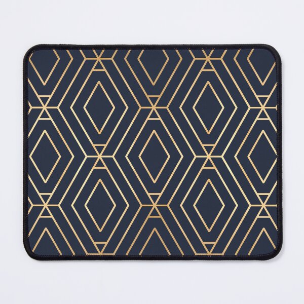 Item preview, Navy & Gold Diamond Geometric designed and sold by Blue-Banana.
