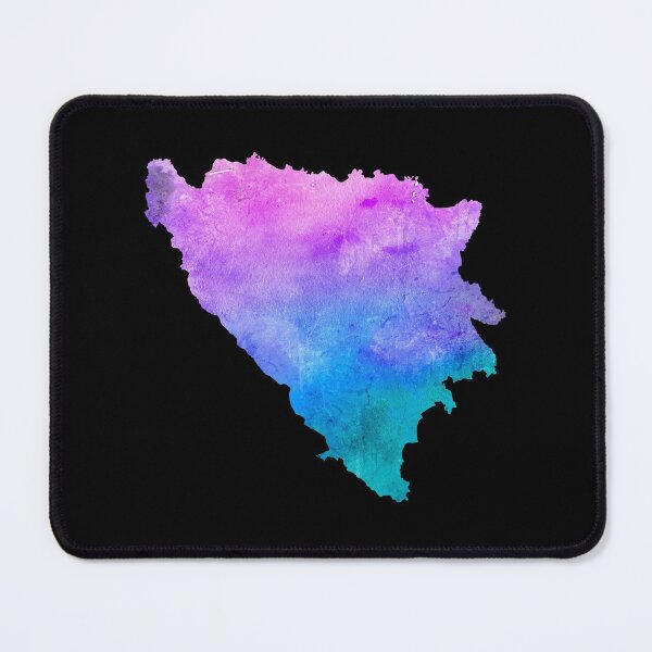 Item preview, Bosnia and Herzegovina Watercolor Map - Bosnian designed and sold by MountainD.