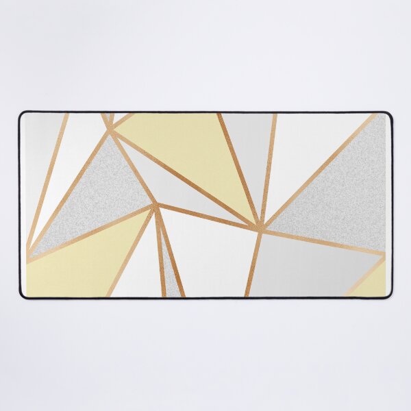 Item preview, Lemon, Grey & Gold Geo designed and sold by Blue-Banana.