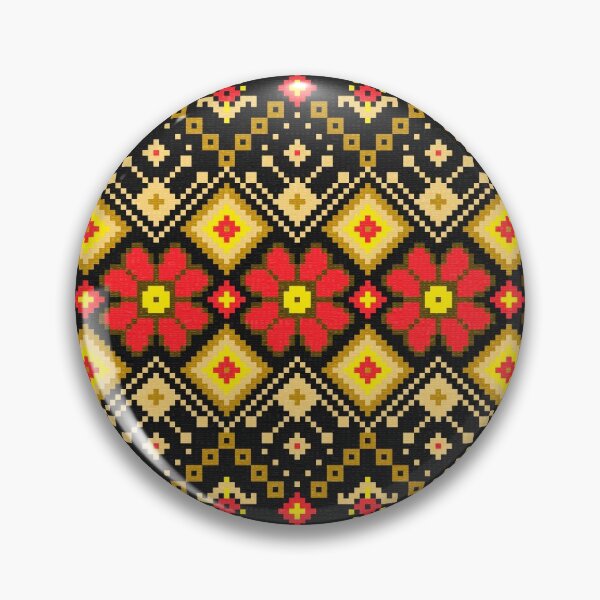 Item preview, Ethnic Slavic pixel carpet texture #5 - Ukrainian, Romanian, Moldavian, Polish, Hungarian designed and sold by GreekTavern1979.