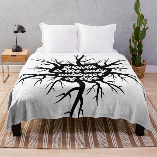 Item preview, GROWTH IS THE ONLY EVIDENCE OF LIFE (WHITE) designed and sold by AnaelDraw.
