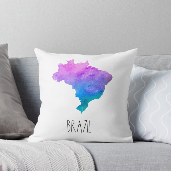 Item preview, Brazil Watercolor Map - Brazilian designed and sold by MountainD.