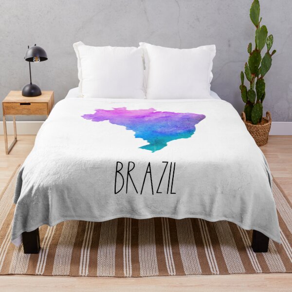 Item preview, Brazil Watercolor Map - Brazilian designed and sold by MountainD.