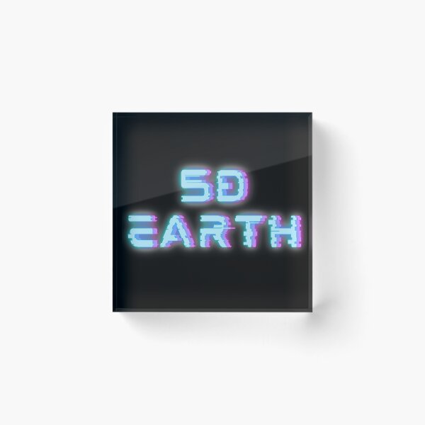 Item preview, 5D Earth - Glitched Vaporwave designed and sold by mooneko.
