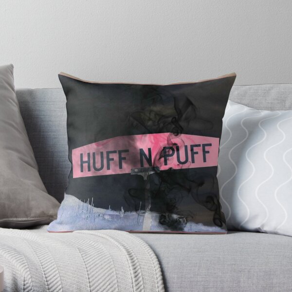 Huff N Puff Throw Pillow