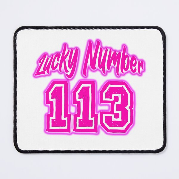 Item preview, Pink Lucky Number 113 designed and sold by swiftjace.