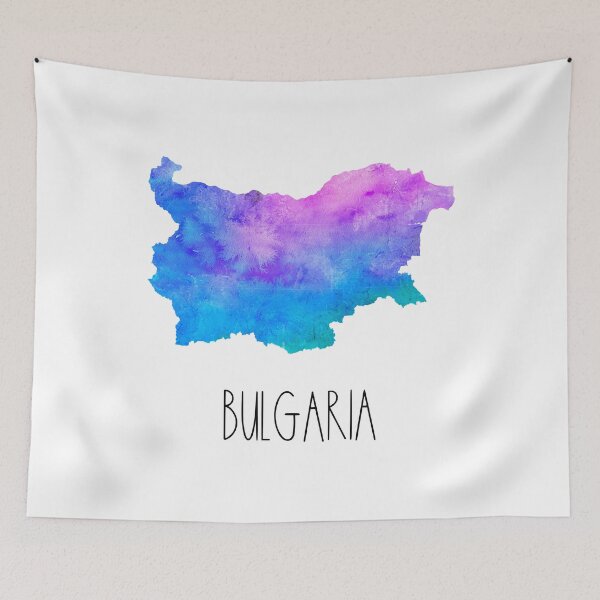 Item preview, Bulgaria Watercolor Map - Bulgarian designed and sold by MountainD.