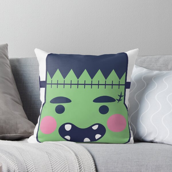 Item preview, Cute Frankenstein Monster Face designed and sold by RoGraphix.