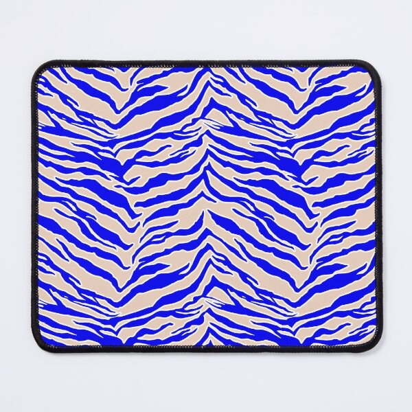 Item preview, Tiger Print - Cobalt Blue designed and sold by SilverPegasus.