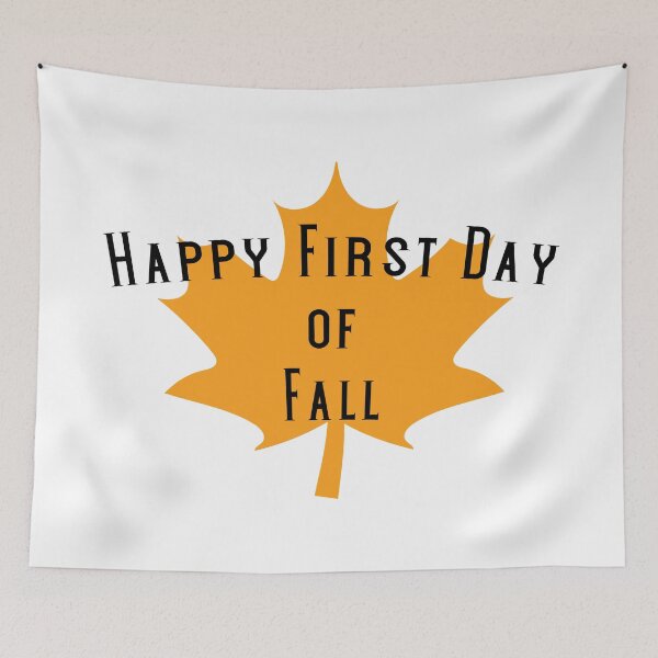Item preview, Happy First Day of Fall (Black) designed and sold by superdumb70.