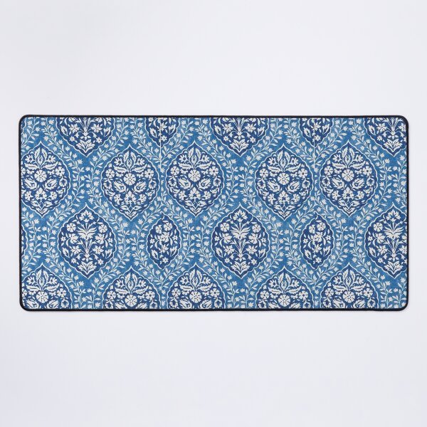 Artikelvorschau, Blauer Musterstoff entworfen und verkauft von Aljawhara Design.