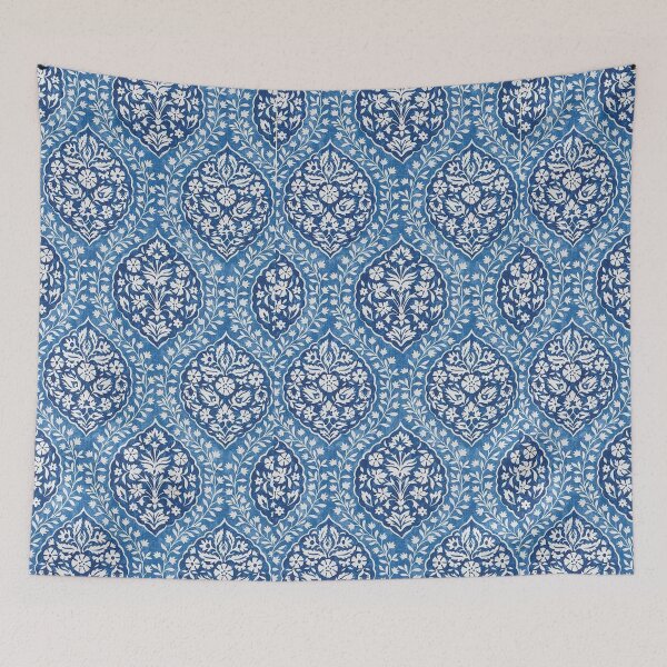 Artikelvorschau, Blauer Musterstoff entworfen und verkauft von Aljawhara Design.