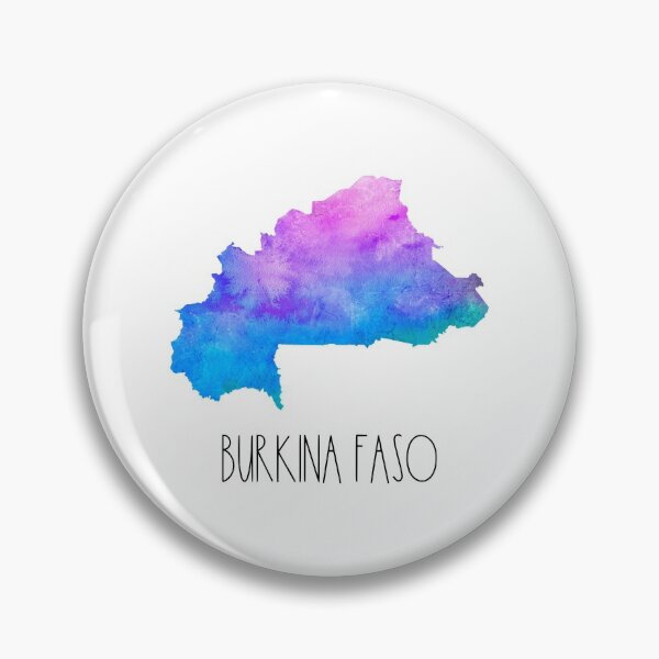Item preview, Burkina Faso Watercolor Map - Burkinabe designed and sold by MountainD.