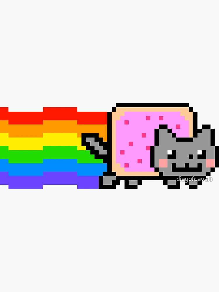 oof #nyancat #roblox #rainbow # Meme #freetoedit - Nyan Cat Oof Gif, HD Png  Download , Transparent Png Image