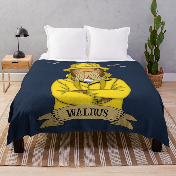 Item preview, Nautical Walrus Character designed and sold by HotHibiscus.