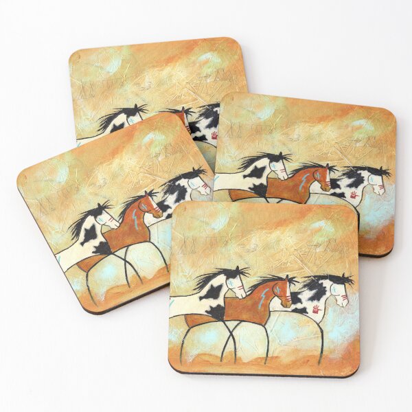 Item preview, Two Pintos and a Sorrel, Southwest decor designed and sold by ridgway.
