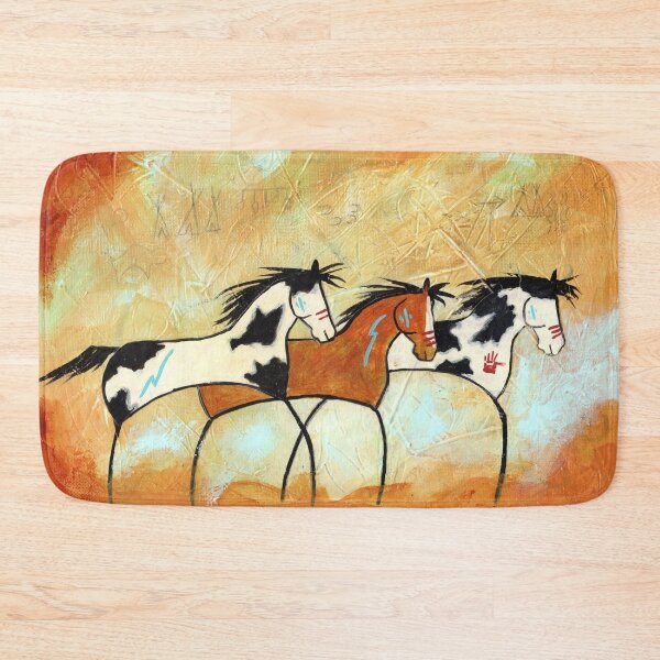 Item preview, Two Pintos and a Sorrel, Southwest decor designed and sold by ridgway.