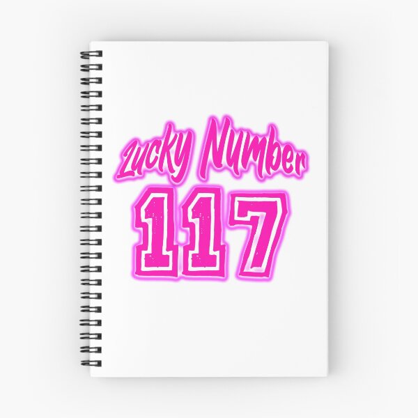 Item preview, Pink Lucky Number 117 designed and sold by swiftjace.