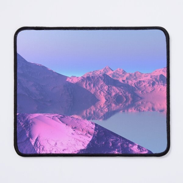 Item preview,  Wide Pink Sunrise Mountain Top Fjord Great Landscape View designed and sold by Aenota.