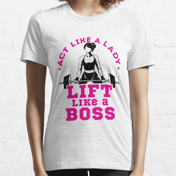 Item preview, Act Like a Lady Lift Like a Boss Weightlifting Women  designed and sold by jaygo.