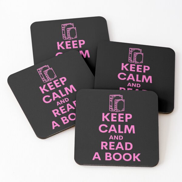 Item preview, Keep calm and read a book pink text designed and sold by Designbyfia.