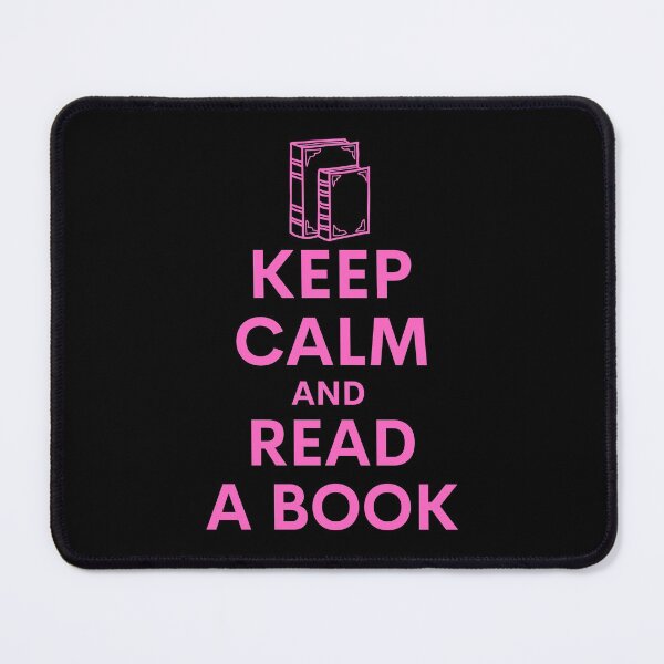 Item preview, Keep calm and read a book pink text designed and sold by Designbyfia.