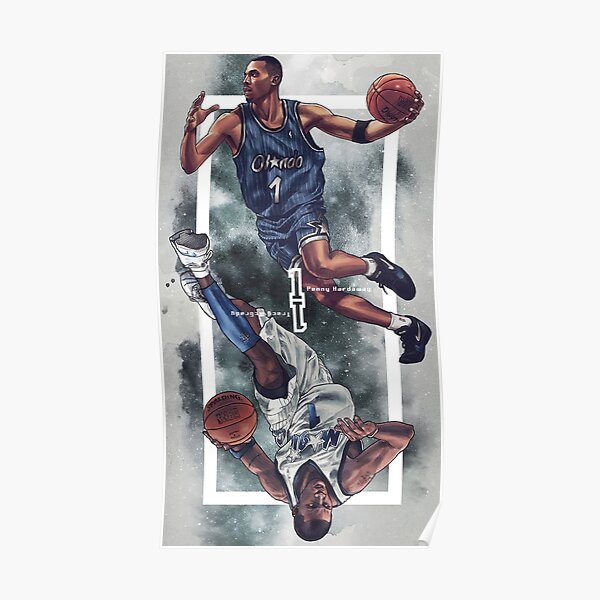 Anfernee PENNY Hardaway 1995 Orlando Magic POSTER - Posterizes Michael  Jordan