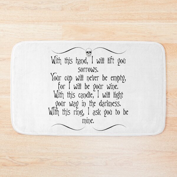 Item preview, Corpse Bride vows designed and sold by katyperrylove.
