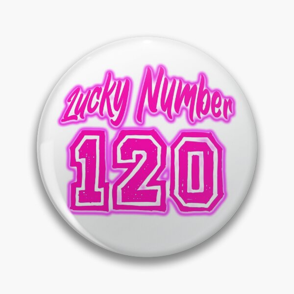 Item preview, Pink Lucky Number 120 designed and sold by swiftjace.