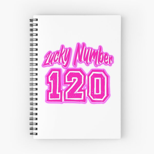 Item preview, Pink Lucky Number 120 designed and sold by swiftjace.