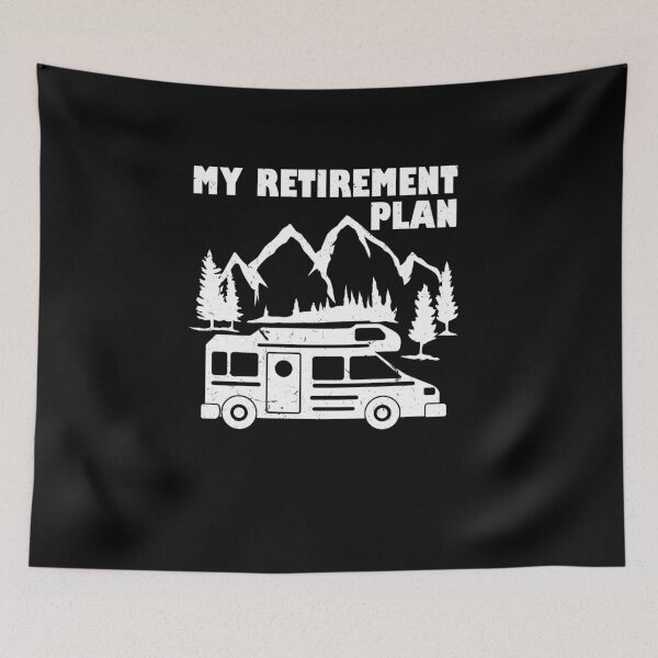 Item preview, My Retirement Plan Camper Van Shirt For Camper Hiker designed and sold by Tom2468.