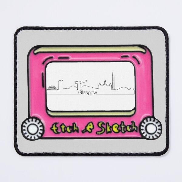 Item preview, Glasgow skyline/Etch a Sketch designed and sold by sillybanana.