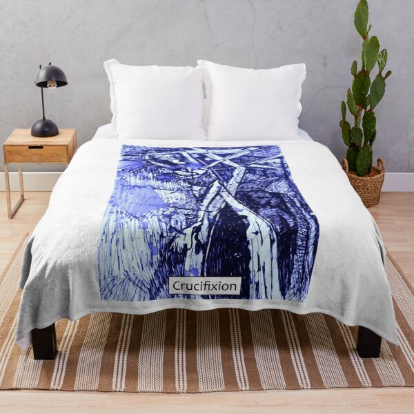 Item preview, Crucifixion Blue designed and sold by davidgoble.