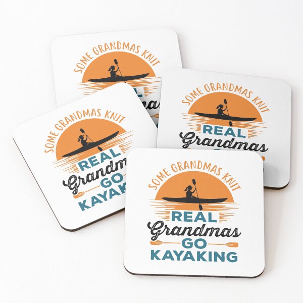 Item preview, Real Grandmas Go Kayaking Cute Yak Kayak Kayaker designed and sold by jaygo.