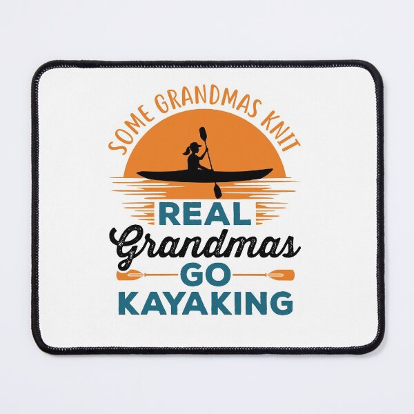 Item preview, Real Grandmas Go Kayaking Cute Yak Kayak Kayaker designed and sold by jaygo.